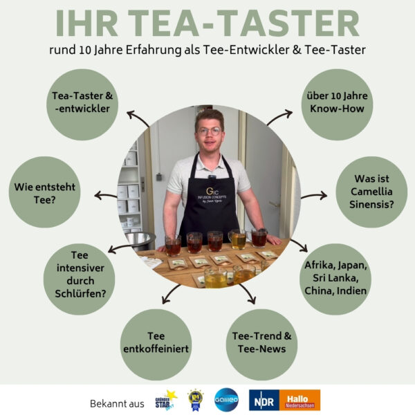 VIDEO Tee Tasting 🫖 Tee-Geschenkbox Tee-Verkostung mit Tea Taster + 120 Min – Bild 4