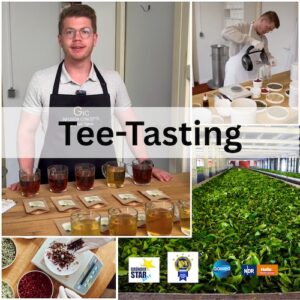 Online Tee Tasting 🫖 Tee-Geschenkbox Tee-Verkostung mit Tea Taster + 120 Min